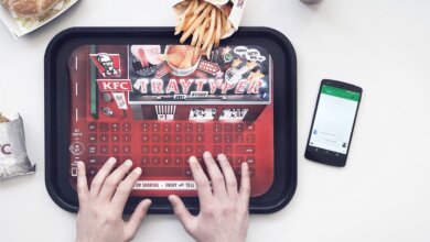 KFC tray typer