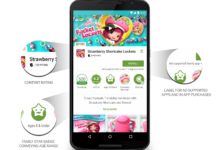 Google Play app listing