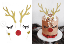 reindeer christmas santa home decor