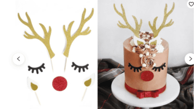 reindeer christmas santa home decor